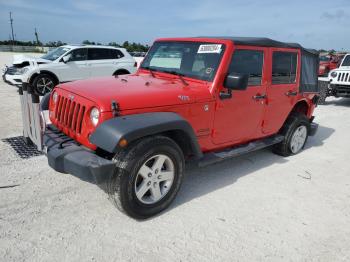  Salvage Jeep Wrangler