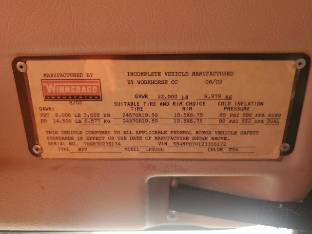 Workhorse Custom Cha W22 W22 Image 6