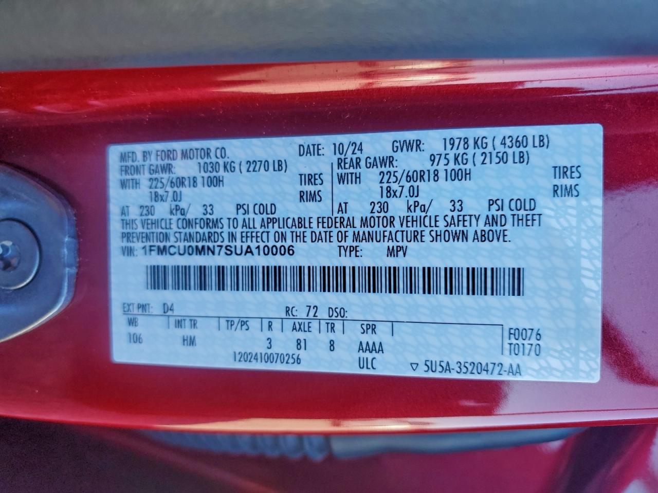 Ford Escape St Line Image 12