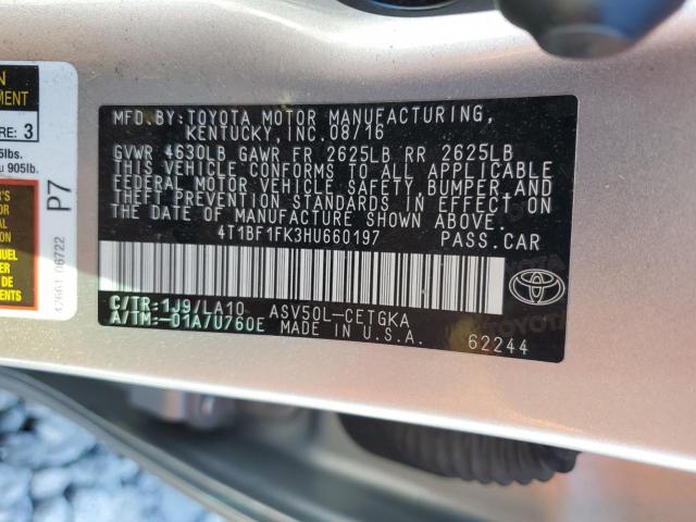 Toyota Camry Le Image 9