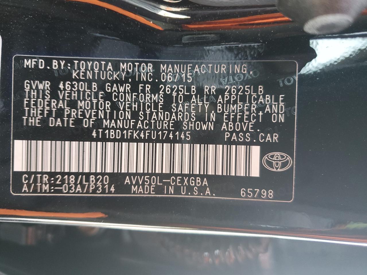 Toyota Camry Hybrid Image 12