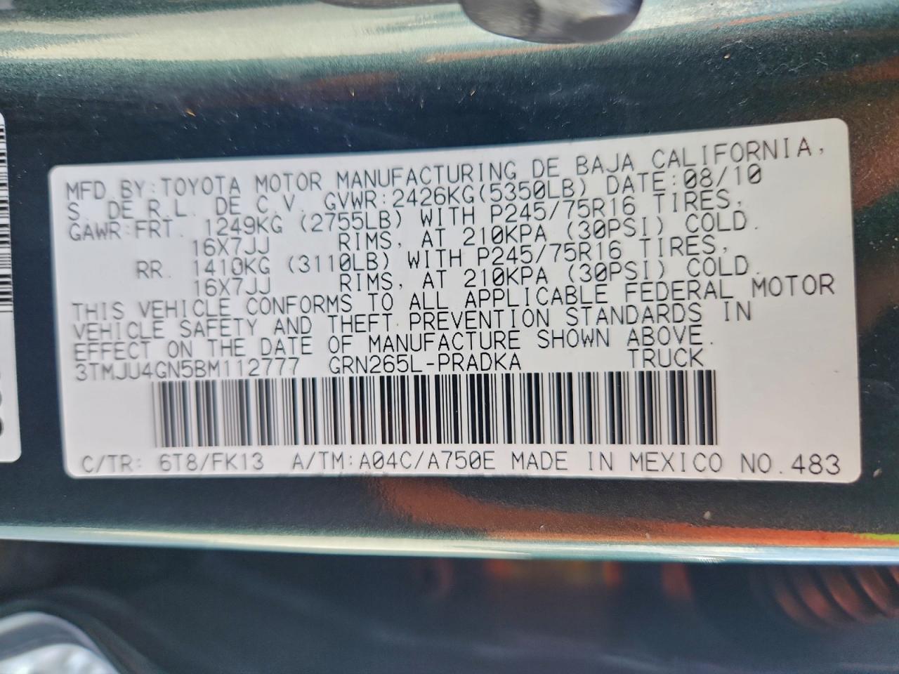 Toyota Tacoma Double Cab Prerunner Image 9