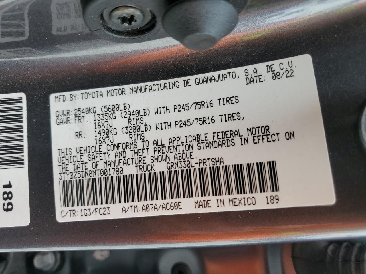 Toyota Tacoma Double Cab Image 2