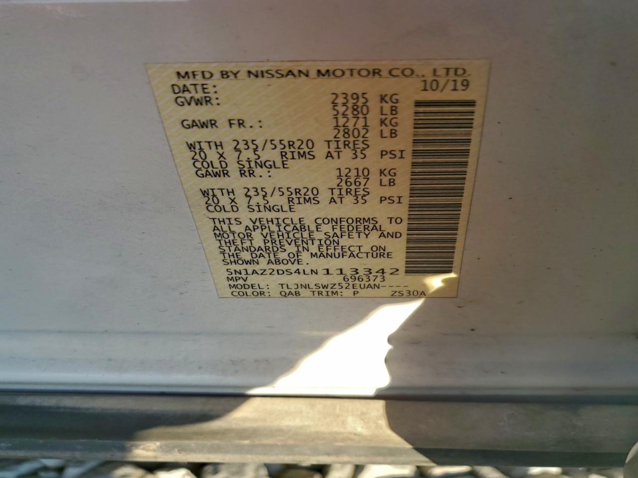 Nissan Murano Platinum Image 11