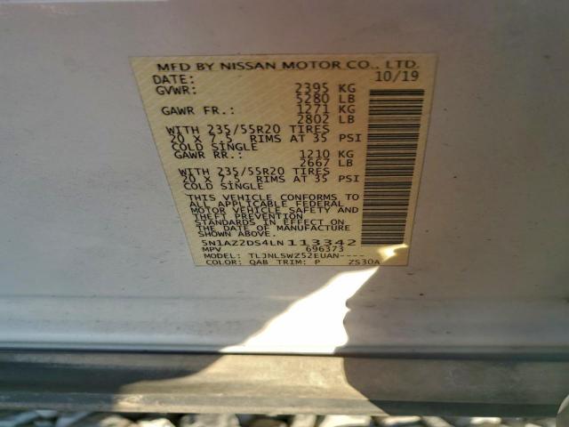 Nissan Murano Platinum Image 11