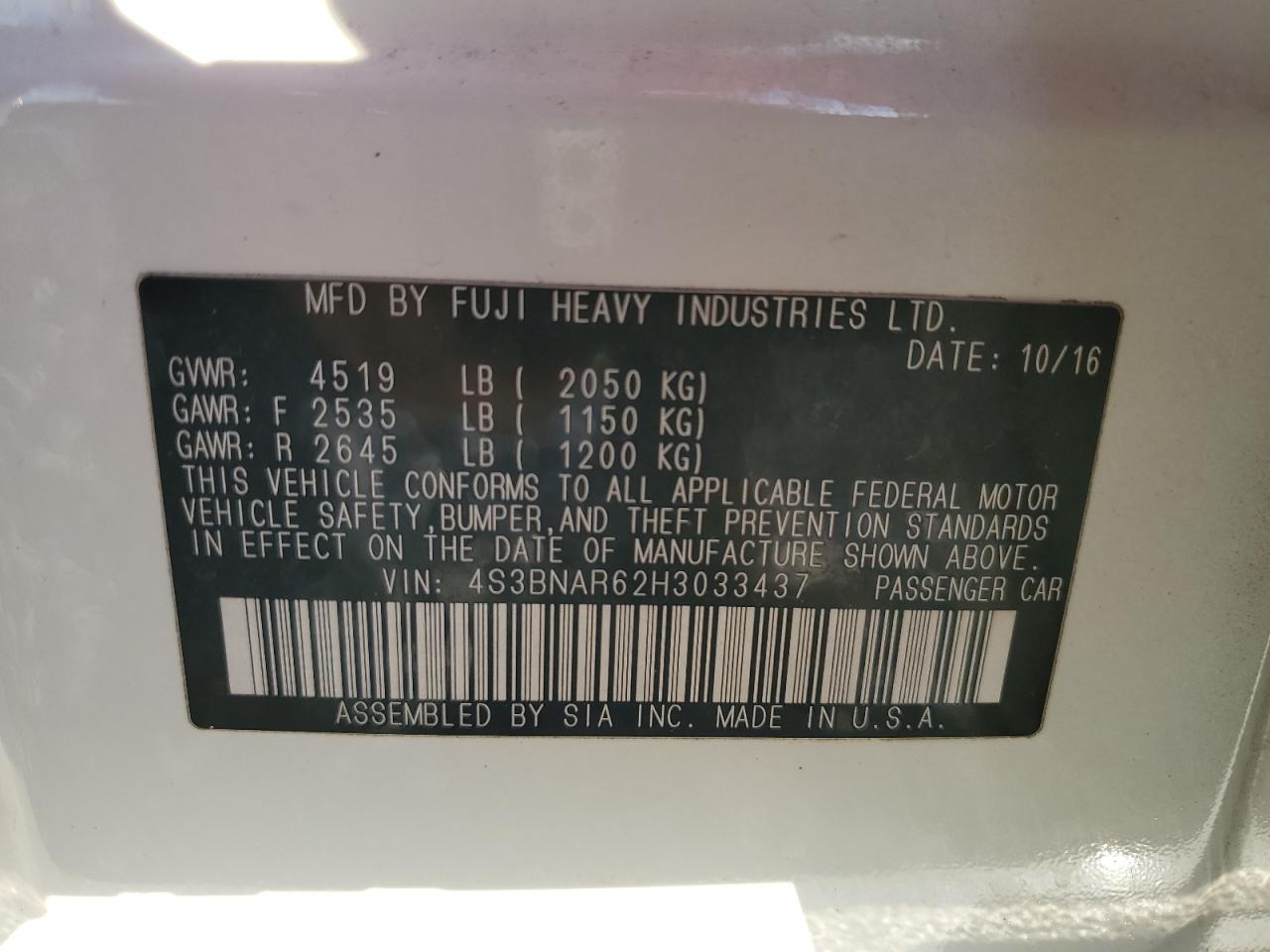 Subaru Legacy Sport Image 6