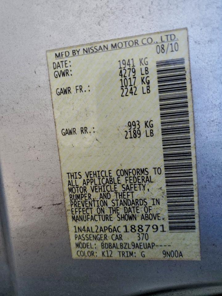 Nissan Altima Base Image 6