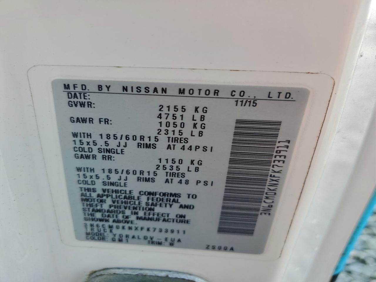 Nissan Nv 2.5s Image 12