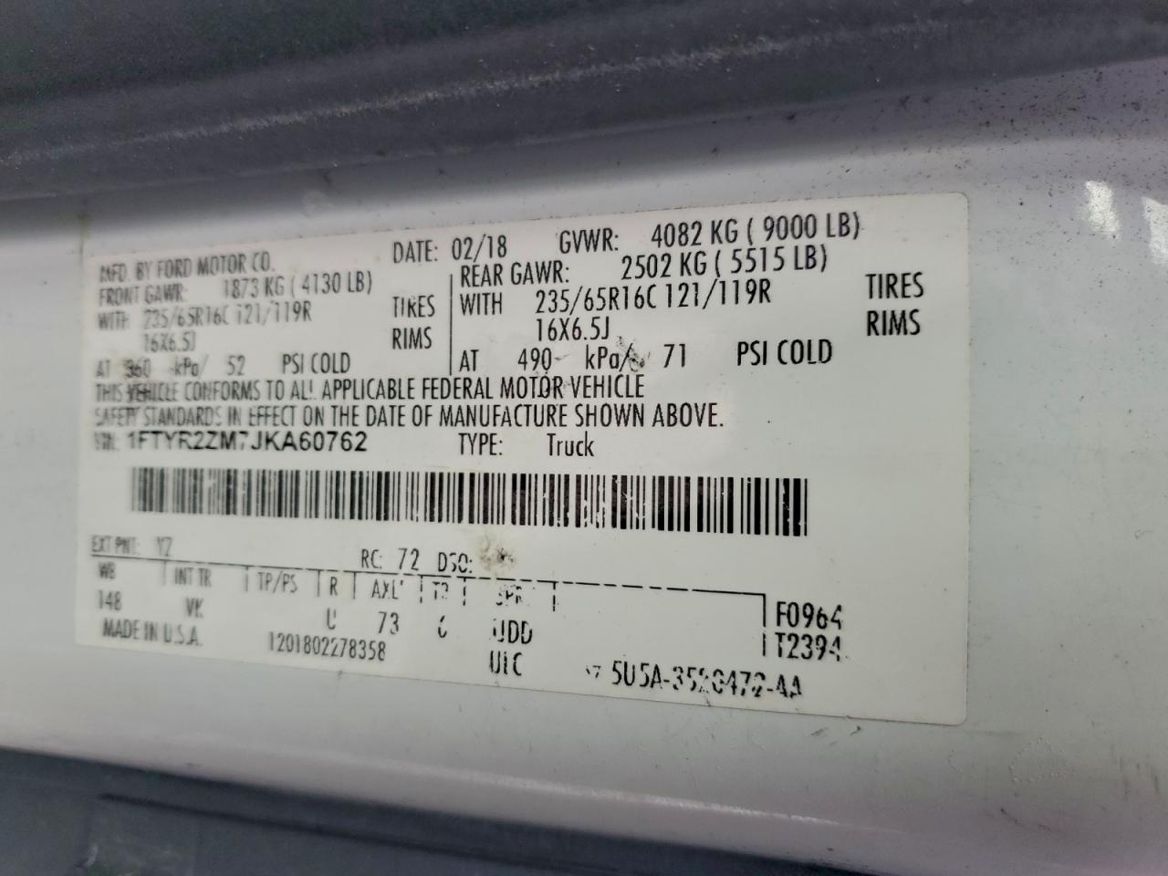 Ford Transit T-250 Image 13