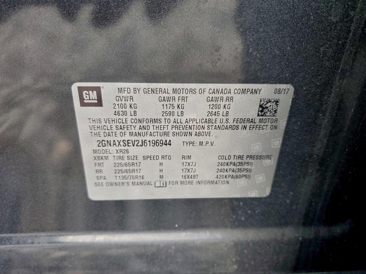 Chevrolet Equinox Lt Image 13