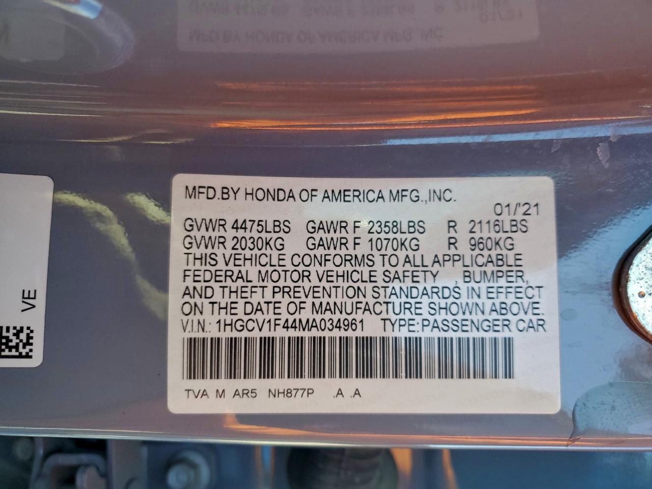 Honda Accord Sport Se Image 11