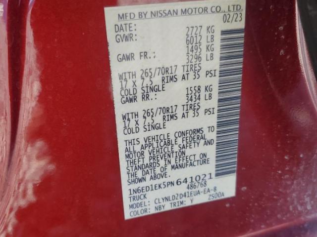 Nissan Frontier S Image 12