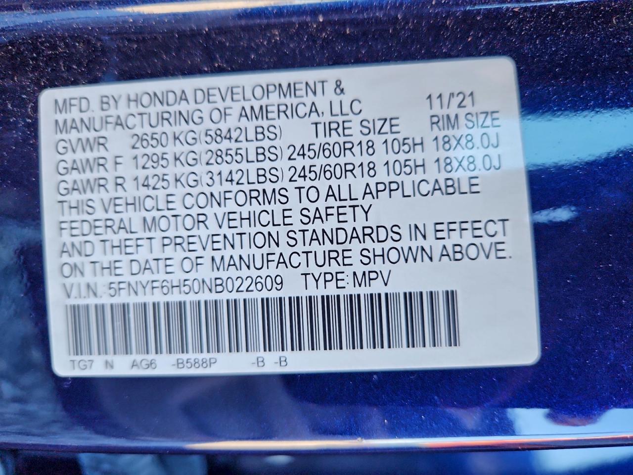 Honda Pilot Exl Image 11