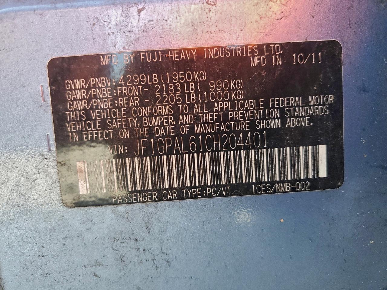 Subaru Impreza Sport Premium Image 3