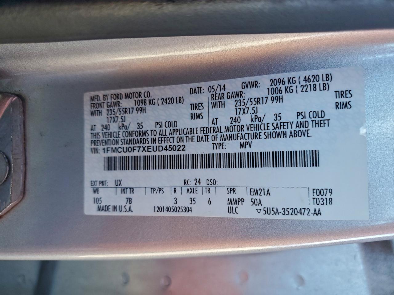 Ford Escape S Image 13